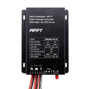 Waterproof 200W Remote Control MPPT 24V System Solar Light Controller